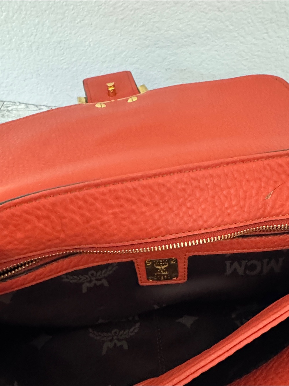 MCM Leather Colorblock Crossbody/Shoulder Bag - Picture 9 of 15